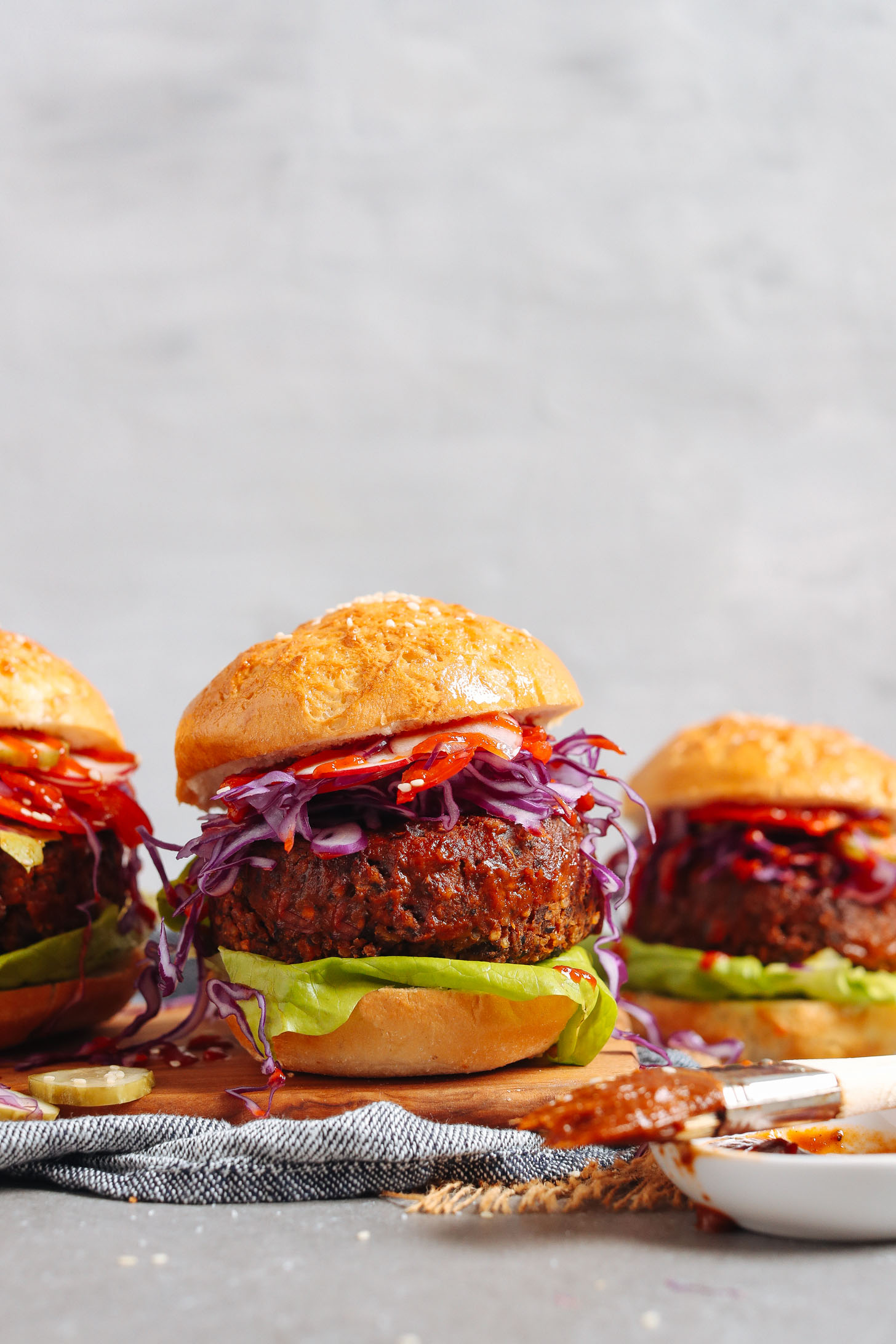 Smoky BBQ Black Bean Veggie Burger | Minimalist Baker Recipes