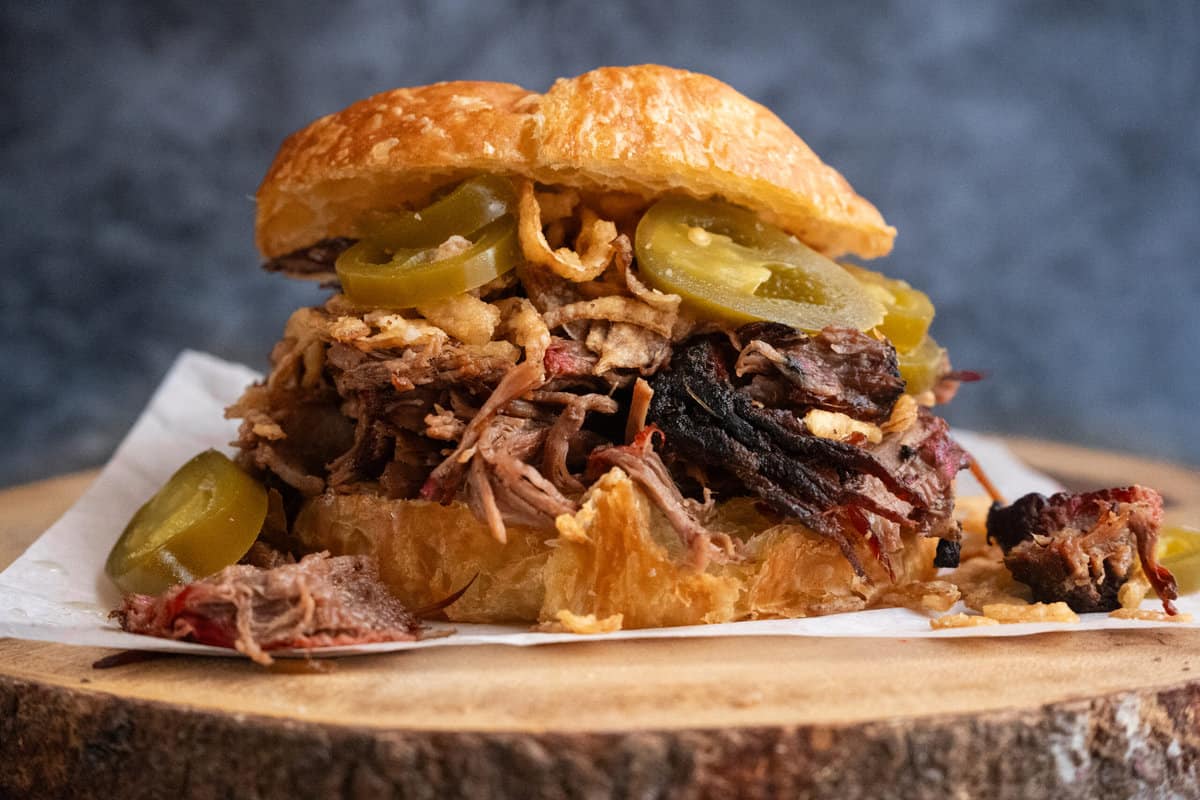 Smoked BBQ Beef Sandwich Recipe – Burnt Pellet BBQ