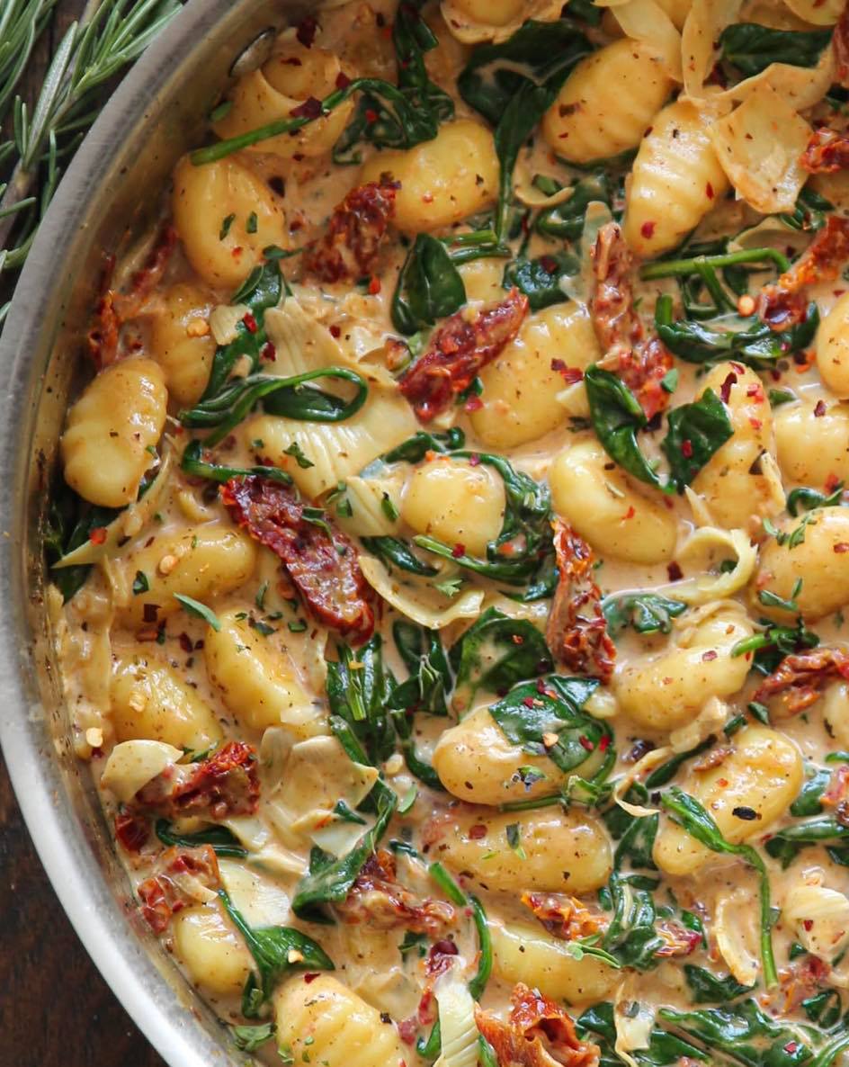 20-Minute Creamy Tuscan Gnocchi