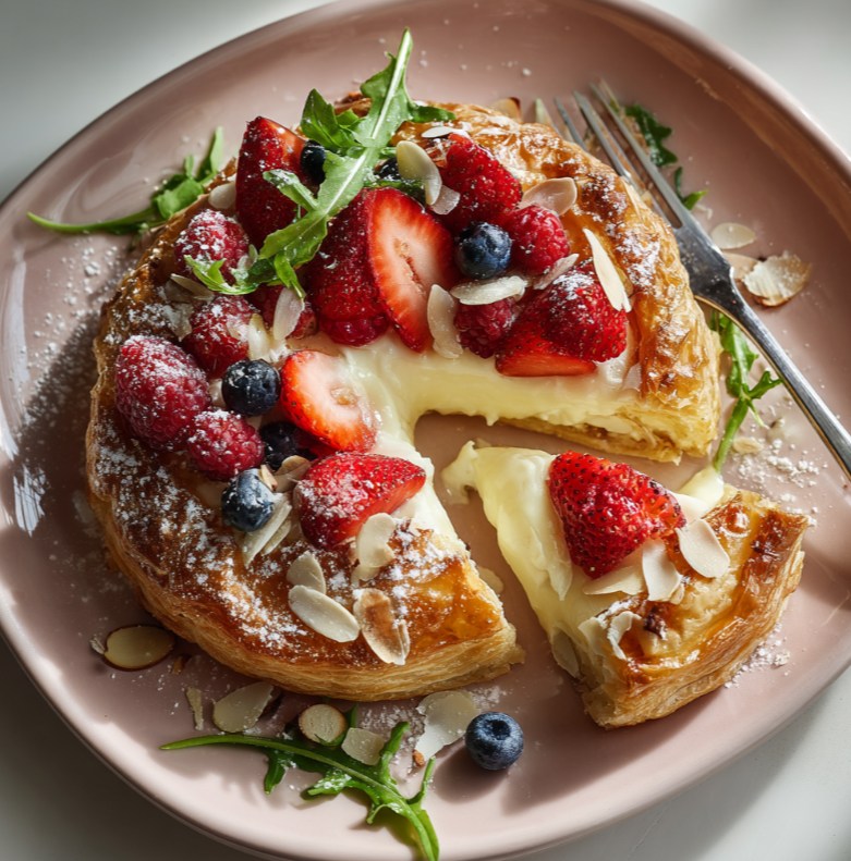 Lemon Ricotta Berry Crown
