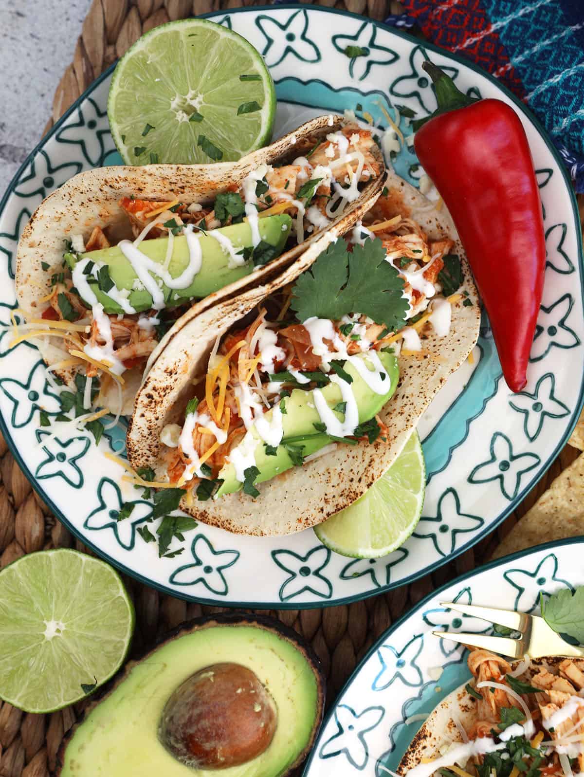 Crockpot Chicken Tacos