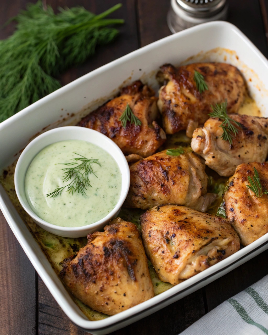 Mediterranean Grilled Chicken Thighs (BEST Marinade)