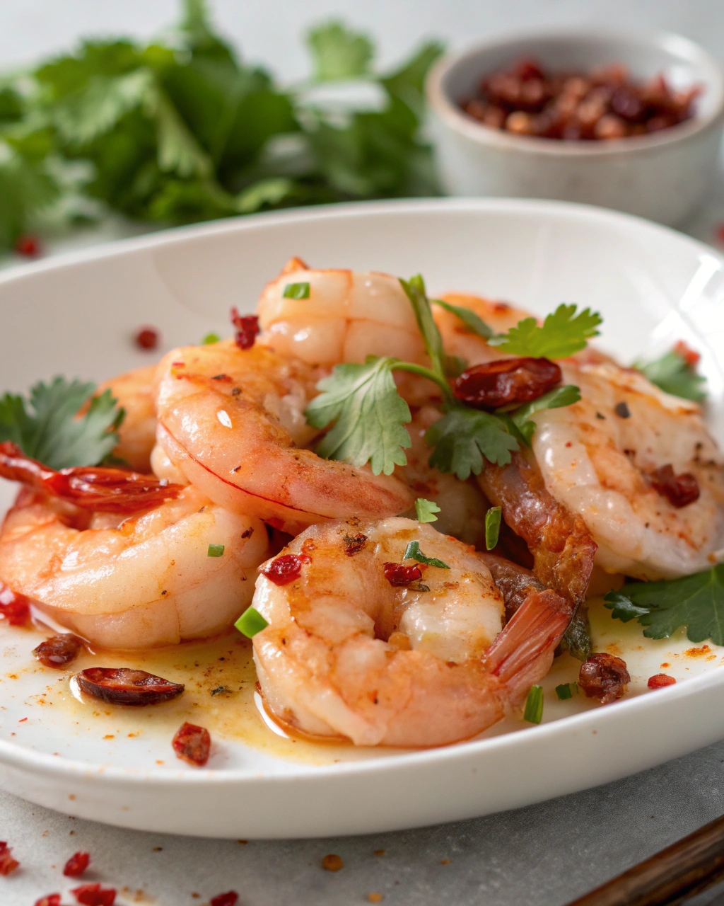 Tangy and Spicy Pickled Shrimp