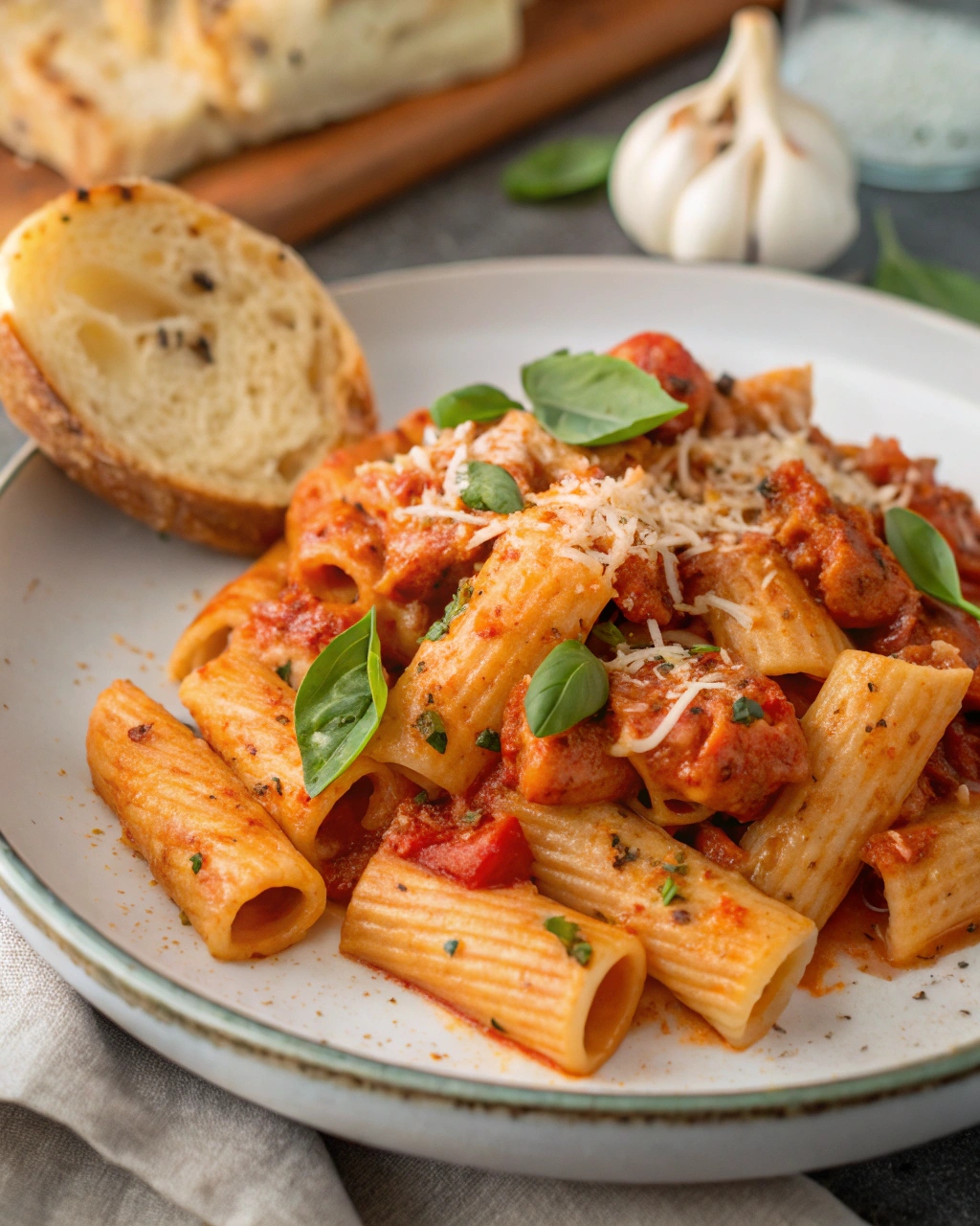 Easy Spicy Chicken Rigatoni