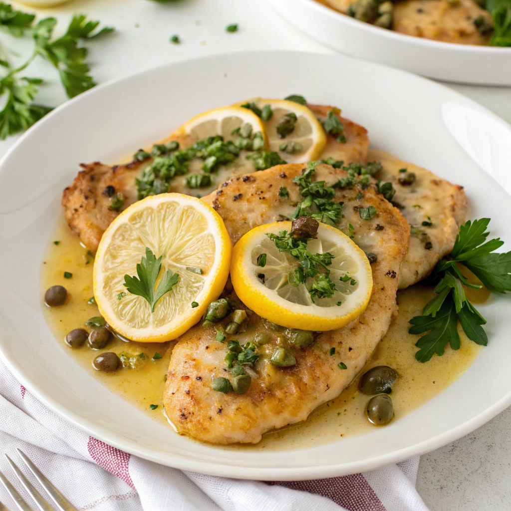 Chicken Piccata with Lemon & Capers: A Zesty Delight